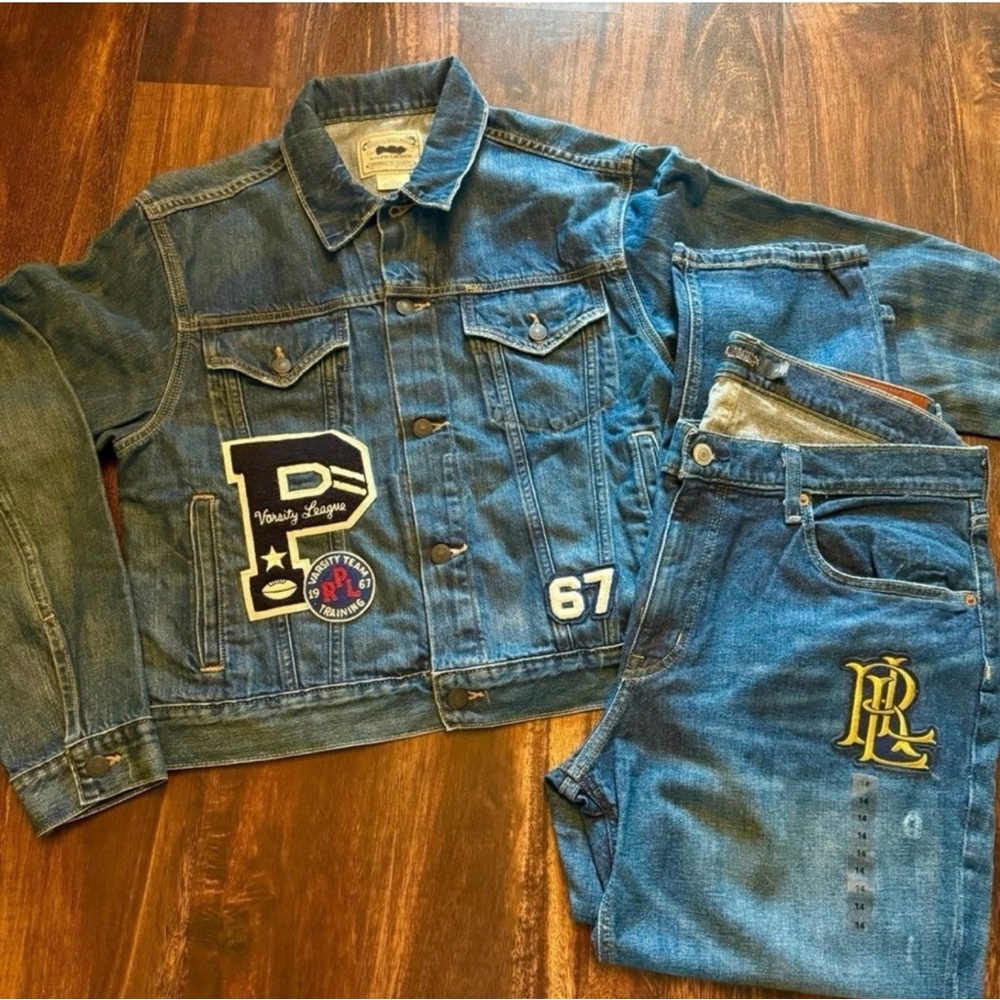 NWOT Ralph Lauren Jacket Womens Trucker Blue Denim *Jacket Only*